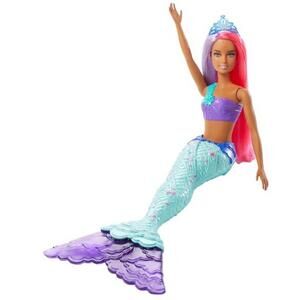Barbie Dreamtopia Mermaid Doll 12-inch Pink and Purple Hair with Tiara Ages 3+